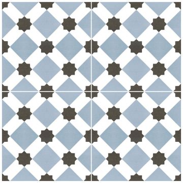 Базовая плита Niceker Chic 45х45 см голубой матовая NKR_CH_HO_BLU, Howard Blue, Niceker