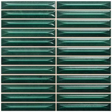 Базовая плита Вилар Альбаро Terre 20х20 см зеленый глянцевая, Nairobi Arrow Green, Vilar Albaro