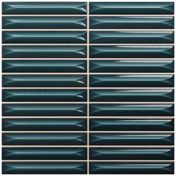 Базовая плита Вилар Альбаро Terre 20х20 см синий глянцевая, Nairobi Arrow Blue, Vilar Albaro