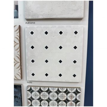 Керамогранит Нанда Тайлз Affiniti 20х20 см серый, черный матовый, Adriana, Nanda Tiles