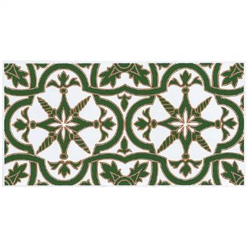 Плитка Кас Керамика Triana 28х14 см зеленая глянцевая, Verde, Cas Ceramica