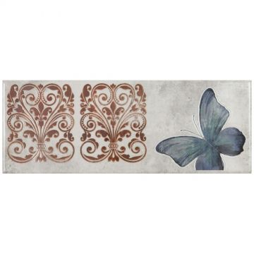 Декор Кас Керамика Forever 40х15 см белый глянцевый, Decor White, Cas Ceramica