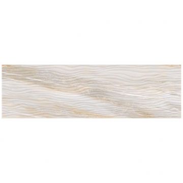 Плитка Сина Losira 100х30 см бежевая глянцевая, Dark Rustic, Sina