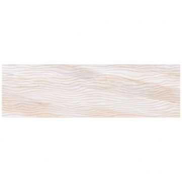 Плитка Сина Losira 100х30 см бежевая глянцевая, Light Cream Rustic, Sina