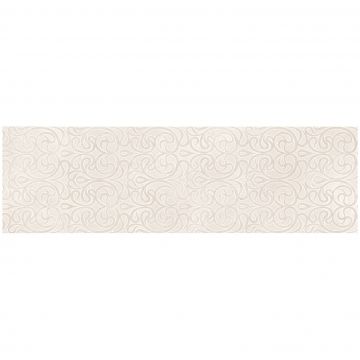 Плитка Сина Ona 100х30 см бежевая, серая матовая, Flower Gray, Sina
