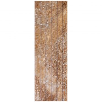Плитка Сина Cemento 90х30 см коричневая глянцевая, Brown Rustic B, Sina
