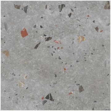 Керамогранит СИ Эль Кер Granites 60х60 см серый, темно-серый матовый глазурованный, Silver M, CL Ker