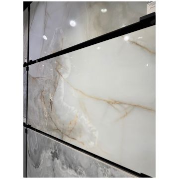 Керамогранит СИ Эль Кер Gladstone 120х60 см бежевый, серый полированный, Beige P, CL Ker