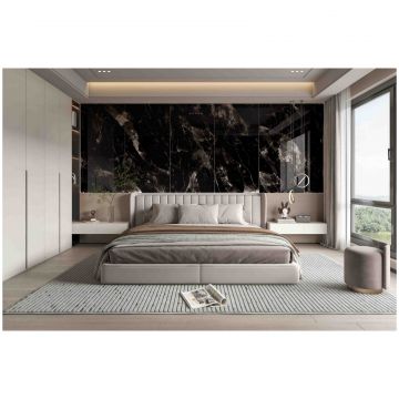 Керамогранит Энфейс Amalgam / Marble (под мрамор) 120х60 см серый ENMAR8004HG60120, Ennface