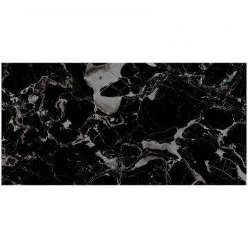Керамогранит Энфейс Portoro / Marble 120х60 см черный ENMAR7005HG60120, High Glossy, Portoro Black, керамогранит