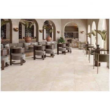 Керамогранит Энфейс Travertine / Stone (под камень) 120х60 см бежевый ENSTN8039MT60120, Cross Beige, Ennface