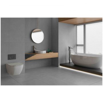Керамогранит Энфейс Balance / Loft (бетон/лофт) 120х60 см серый ENLFT8044SR60120, Grey Impact, Ennface