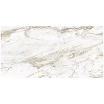 Керамогранит Энфейс Calacatta / Marble (под мрамор) 120х60 см бежевый, серый ENMAR8046LM60120, Citrus, Ennface Calacatta Citrus 600х1200мм Lappato Matt
