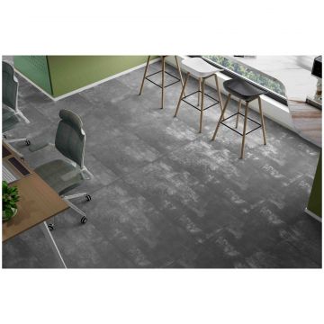 Керамогранит Энфейс Titanium / Loft (бетон/лофт) 120х60 см серый ректификат, рельефная ENLFT8034BR60120, Grey, Ennface