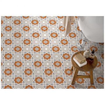 Керамогранит Энфейс Tantora / Pattern (с рисунком) 20х20 см бежевый ENPTR6002MT2020, Beige, Ennface