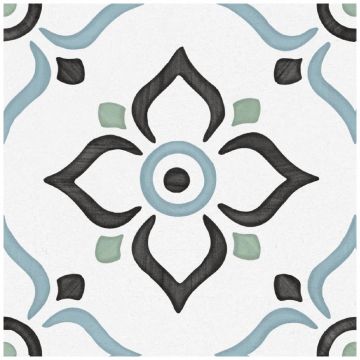 Керамогранит Энфейс Ponza / Pattern (с рисунком) 20х20 см разноцветный ENPTR6023MT2020, Garden, Ennface