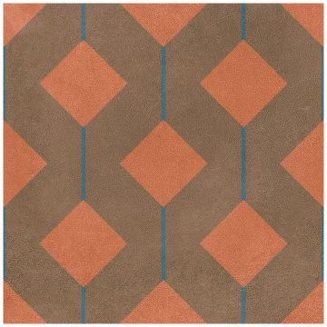 Керамогранит Энфейс Levels / Pattern (с рисунком) 20х20 см разноцветный ENPTR6072MT2020, Miramar, Ennface