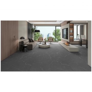 Керамогранит Энфейс Pietra / Stone (под камень) 160х80 см черный ENSTN3206MT80160, Nero, Ennface