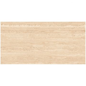Керамогранит Энфейс Travertine / Stone (под камень) 160х80 см бежевый ректификат, рельефная ENSTN3212CR80160, Beige 800х1600х9 Carving, Ennface