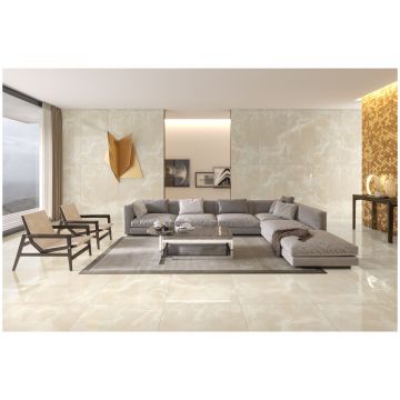 Керамогранит Энфейс Olimpo / Onyx (под оникс) 160х80 см бежевый ENONX8006HG80160, Beige, Ennface
