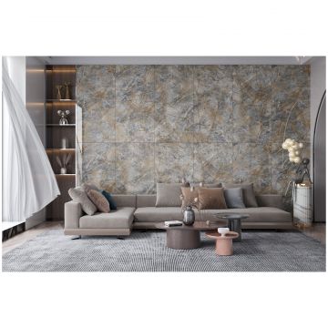 Керамогранит Энфейс Teriber / Accent (декоративный) 160х80 см бежевый ENACN8013HG80160, Ennface