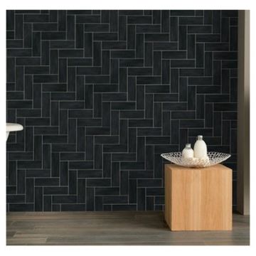 Керамогранит Энфейс Camelot / Colour (однотонная) 22,5х7,5 см серый ENCLR6056GL722, Charcoal, Ennface
