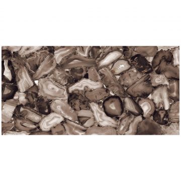 Керамогранит Энфейс Volcanic / Accent (декоративная) 120х60 см серый ENACN1013HG60120, Agate, Ennface