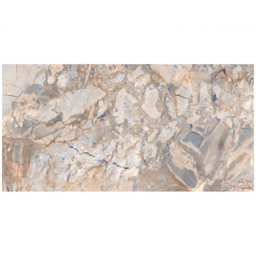 Керамогранит Энфейс Breccia / Accent (декоративная) 120х60 см синий глянцевая ENACN1032GL60120, Oceanic, Ennface