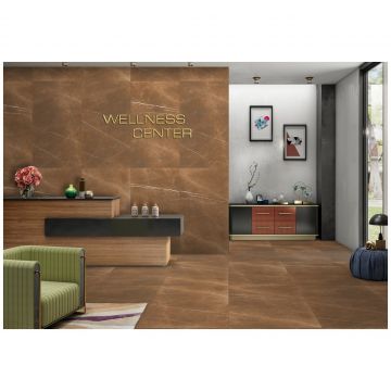 Керамогранит Энфейс Pulpis / Stone (под камень) 120х60 см коричневый ENSTN1035MT60120, Choco, Ennface