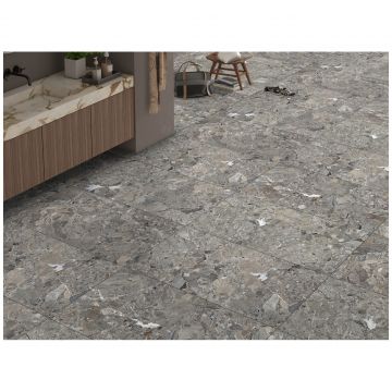 Керамогранит Энфейс Granite / Industrial 120х60 см темно-серый ENIND1042MT60120, матовый