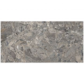 Керамогранит Энфейс Granite / Industrial 120х60 см темно-серый ENIND1042MT60120, матовый