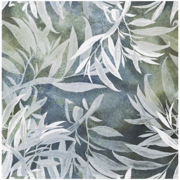 Керамогранит Энфейс Jungle / Floral (растительный dcor) 120х60 см разноцветный глянцевая, ректификат ENFLR8015GU60120, Ennface