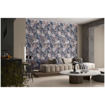 Керамогранит Энфейс Kawachi / Floral (растительный dcor) 120х60 см разноцветный глянцевая, ректификат ENFLR8018GU60120, GLU, Ennface