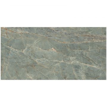 Керамогранит Нексион Signature 120х240 см зеленый F14SGNL0YR0, Quarzo Verde Aqua, Nexion