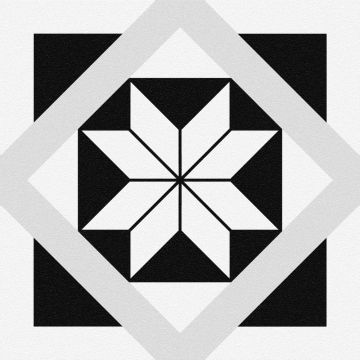 Керамогранит Cersanit (Церсанит) Stream геометрия белый 29,8х29,8 см, C-SM4A053D