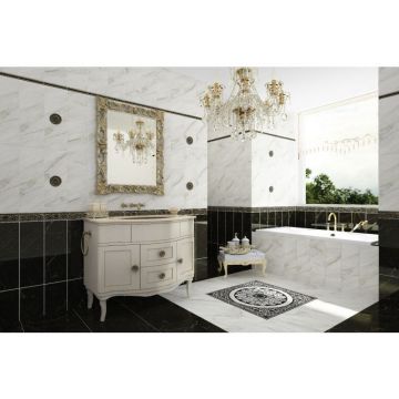 Керамогранит Cersanit (Церсанит) Versa чёрный 42х42 см, VX4R232D