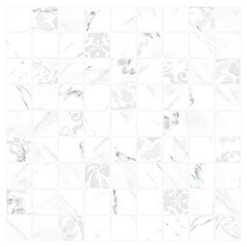 Вставка Церсанит Oriental 30х30 см белый глянцевая OE2L451, Cersanit