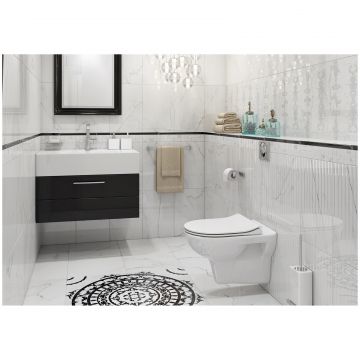 Вставка Церсанит Oriental 30х30 см белый глянцевая OE2L451, Cersanit