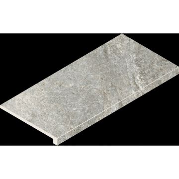 Ступень угловая правая Магма Сильвер 33x60 см, 620070002952