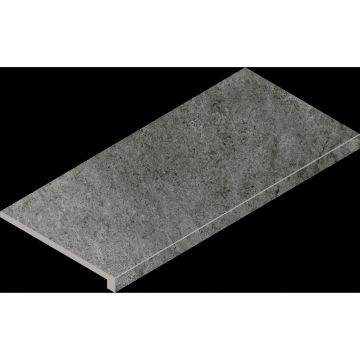 Ступень угловая правая Магма Графит 33x60 см, 620070002954