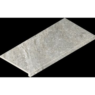 Ступень угловая правая Italon (Италон) Магма Сильвер Грип 33x60 см, 620070002967