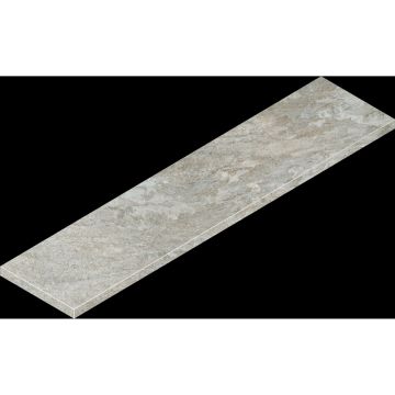 Ступень угловая левая Italon (Италон) Магма Сильвер 33х120 см, 620070002987