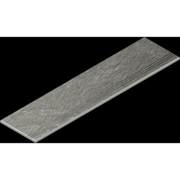 Ступень закругленная левая Italon (Италон) Магма Фог грип 30х120 см, 620040000249