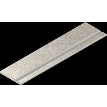 Бортик с выемкой закругленный Italon (Италон) Магма Айс 30х120 см, 620090001299