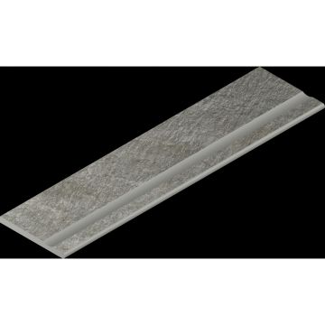 Бортик с выемкой закругленный Italon (Италон) Магма Фог 30х120 см, 620090001302