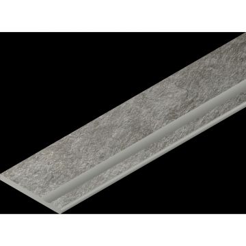 Бортик с выемкой закругленный правый Italon (Италон) Магма Фог 30х120 см, 620090001307