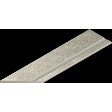 Бортик с выемкой закругленный левый Italon (Италон) Магма Сильвер 30х120 см, 620090001311