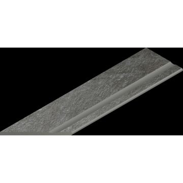 Бортик с выемкой закругленный левый Italon (Италон) Магма Графит 30х120 см, 620090001313