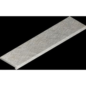 Ступень угловая правая Italon (Италон) Магма Сильвер 33х60 см, 620070003032