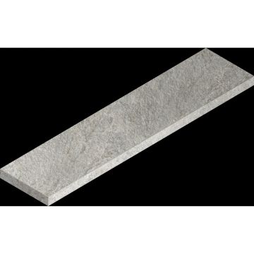 Ступень угловая левая Italon (Италон) Магма Сильвер 33х60 см, 620070003037